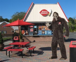 bigfoot, sasquatch, dairy queen, virginia, billy willard