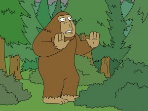 bigfoot, family guy, bigfeet, sasquatch, sasquatches