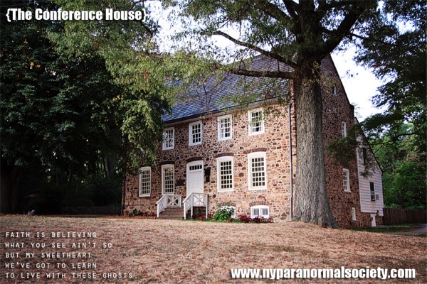 The Conference House on Staten Island, New York, also called the Billopp House, reputed to be haunted.