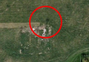 An alleged ghost caught on Google Earth