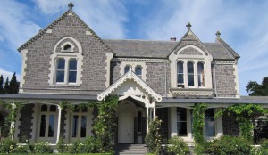 The Castle Claremont in New Zealand, supposedly haunted by a ghost and attracting ghost hunters.