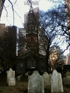 St. Paul's Church under construction, NYC