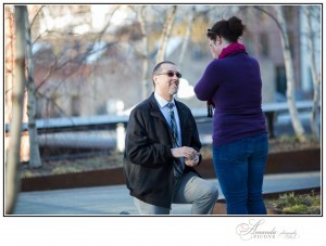 Engaged on April Fool's Day. She made this fool's day by saying yes.