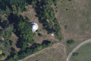 UFO mistakenly seen on Google Maps