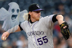 Jon Gray. Colorado Rockies pitcher, is a ghost hunter