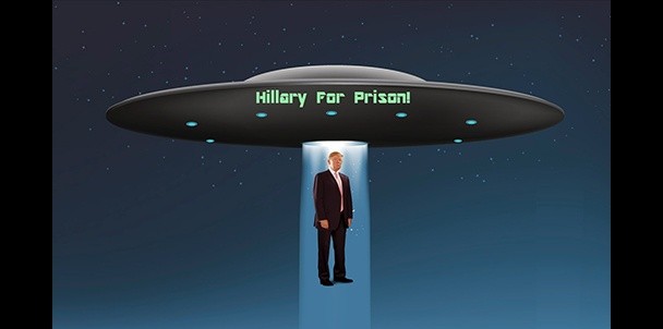 Staten Island UFO against Hillary Clinton