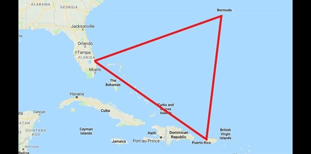 Bermuda Triangle rogue wave theory